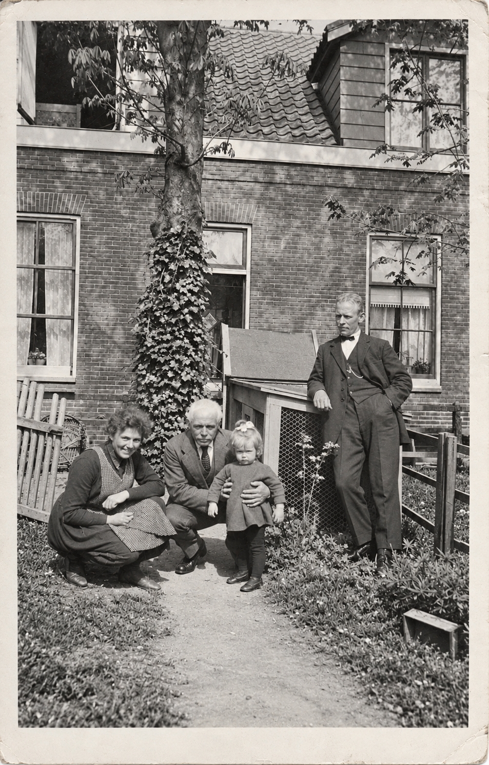 Tuintafereel Gerbrand Houwertjes geb.1861
